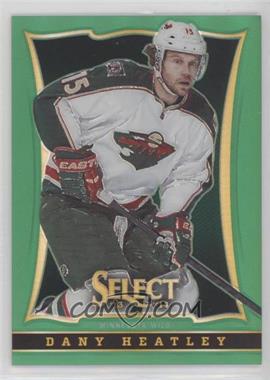 2013-14 Panini Select - [Base] - Green Prizm #72 - Dany Heatley /25