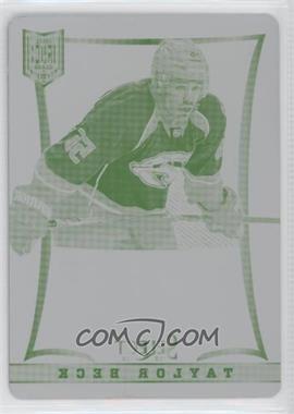 2013-14 Panini Select - [Base] - Printing Plate Yellow #231 - Rookie Autographs - Taylor Beck /1