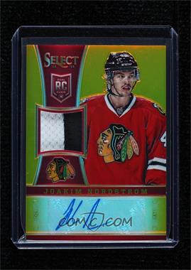 2013-14 Panini Select - [Base] - Rookie Jersey Autographs Gold Prizm Patches #320 - 2013-14 Rookie Anthology Update - Joakim Nordstrom /10