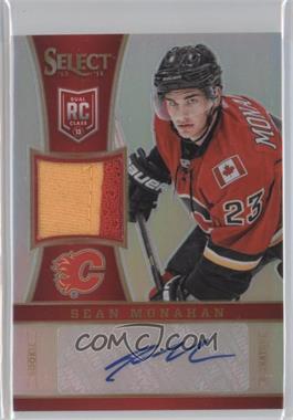 2013-14 Panini Select - [Base] - Rookie Jersey Autographs Silver Prizm Prime #304 - Sean Monahan /25