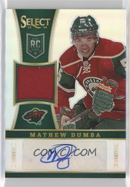 2013-14 Panini Select - [Base] - Rookie Jersey Autographs Silver Prizm #265 - Mathew Dumba /99