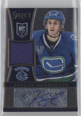 2013-14 Panini Select - [Base] - Rookie Jersey Autographs #237 - Jordan Schroeder /199