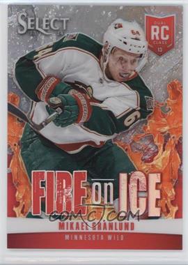 2013-14 Panini Select - Fire on Ice Rookies - Black Friday Red Prizm #FR-19 - Mikael Granlund /35