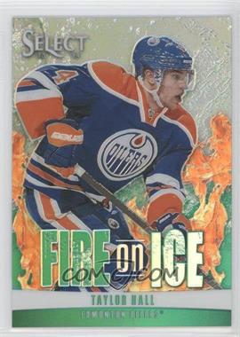 2013-14 Panini Select - Fire on Ice Stars - Green Prizm #FS-15 - Taylor Hall /25