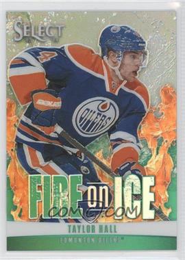 2013-14 Panini Select - Fire on Ice Stars - Green Prizm #FS-15 - Taylor Hall /25