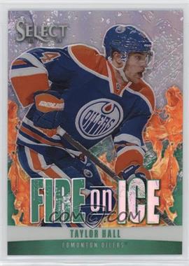 2013-14 Panini Select - Fire on Ice Stars - Green Prizm #FS-15 - Taylor Hall /25