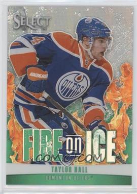 2013-14 Panini Select - Fire on Ice Stars - Green Prizm #FS-15 - Taylor Hall /25