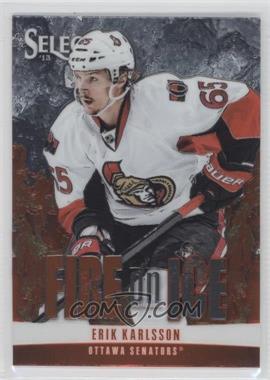 2013-14 Panini Select - Fire on Ice Stars #FS-26 - Erik Karlsson