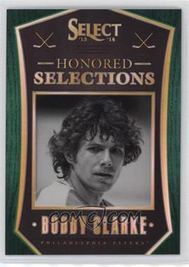 2013-14 Panini Select - Honored Selections - Green Prizm #HS-16 - Bobby Clarke /25