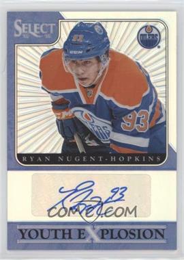 2013-14 Panini Select - Youth Explosion Autographs - Silver Prizm #YE-NH - Ryan Nugent-Hopkins /25