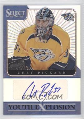 2013-14 Panini Select - Youth Explosion Autographs - Silver Prizm #YE-PI - Chet Pickard /25