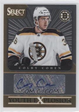 2013-14 Panini Select - Youth Explosion Autographs #YE-CO - Colby Cohen