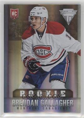 2013-14 Panini Titanium - [Base] - Draft Position Number #218 - Brendan Gallagher /100