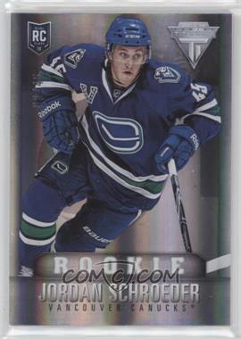 2013-14 Panini Titanium - [Base] #157 - Jordan Schroeder /45