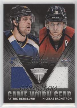 2013-14 Panini Titanium - Game-Worn Gear Combo Materials #GD-BB - Patrik Berglund, Nicklas Backstrom /300 [EX to NM]