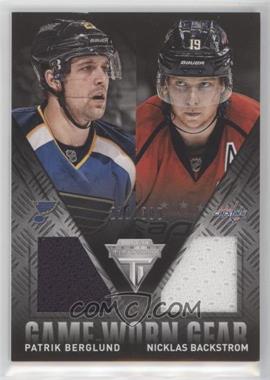 2013-14 Panini Titanium - Game-Worn Gear Combo Materials #GD-BB - Patrik Berglund, Nicklas Backstrom /300 [EX to NM]