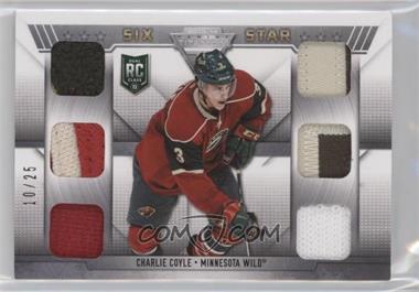 2013-14 Panini Titanium - Rookie Six Star Memorabilia #R6-COY - Charlie Coyle /25