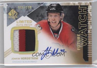 2013-14 SP Authentic - [Base] - Limited Auto Patch #302 - Future Watch - Joakim Nordstrom /100