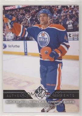 2013-14 SP Authentic - [Base] #167 - Authentic Moments - Taylor Hall