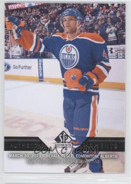 2013-14 SP Authentic - [Base] #167 - Authentic Moments - Taylor Hall