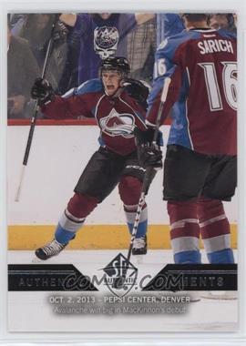 2013-14 SP Authentic - [Base] #189 - Authentic Moments - Nathan MacKinnon