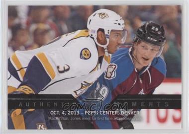 2013-14 SP Authentic - [Base] #191 - Authentic Moments - Nathan MacKinnon, Seth Jones