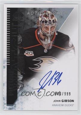2013-14 SP Authentic - [Base] #296 - Future Watch - John Gibson /999