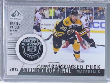 2013-14 SP Game Used Edition - 2013 Stanley Cup Final Materials Puck #SCGUP-DP - Daniel Paille