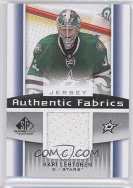 2013-14 SP Game Used Edition - Authentic Fabrics - Jerseys #AF-KL - Kari Lehtonen