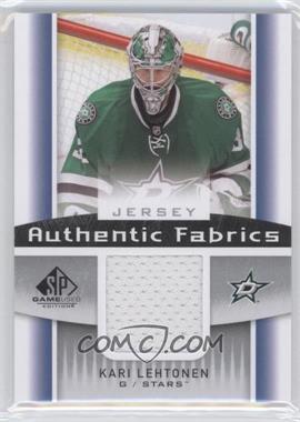 2013-14 SP Game Used Edition - Authentic Fabrics - Jerseys #AF-KL - Kari Lehtonen