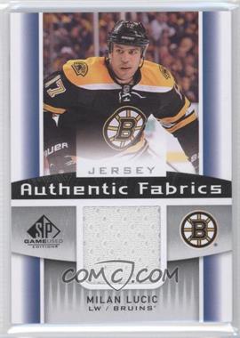 2013-14 SP Game Used Edition - Authentic Fabrics - Jerseys #AF-LU - Milan Lucic