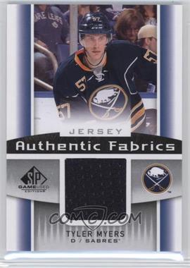 2013-14 SP Game Used Edition - Authentic Fabrics - Jerseys #AF-TM - Tyler Myers