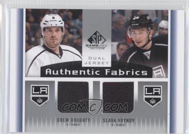 2013-14 SP Game Used Edition - Authentic Fabrics Dual - Jerseys #AF2-DV - Drew Doughty, Slava Voynov