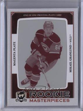 2013-14 SP Game Used Edition - [Base] - The Cup Rookie Masterpieces Printing Plate Magenta Framed #SPGU-107 - Mikael Granlund /1