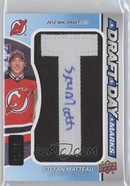 2013-14 SP Game Used Edition - Draft Day Marks Autographs #DDM-MA - Stefan Matteau /35