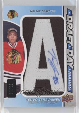 2013-14 SP Game Used Edition - Draft Day Marks Autographs #DDM-TV - Teuvo Teravainen /35