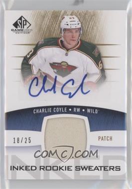 2013-14 SP Game Used Edition - Inked Rookie Sweaters - Patch #IRS-CO - Charlie Coyle /25
