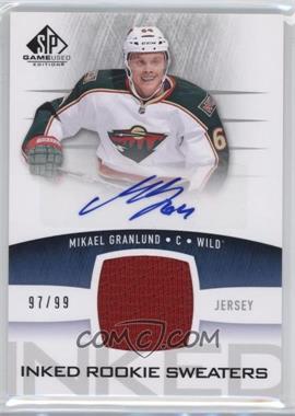 2013-14 SP Game Used Edition - Inked Rookie Sweaters #IRS-MG - Mikael Granlund /99