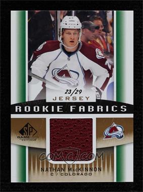 2013-14 SP Game Used Edition - Rookie Fabrics - Gold Jerseys #RF-NM - Nathan MacKinnon /29