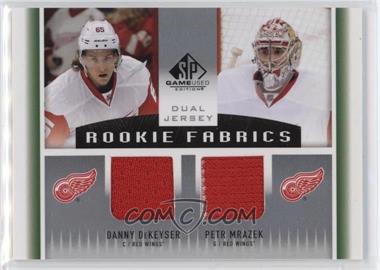 2013-14 SP Game Used Edition - Rookie Fabrics Dual - Jerseys #RF2-DM - Petr Mrazek, Danny DeKeyser