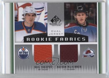 2013-14 SP Game Used Edition - Rookie Fabrics Dual - Jerseys #RF2-YM - Nail Yakupov, Nathan MacKinnon