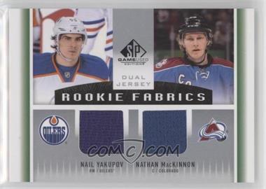 2013-14 SP Game Used Edition - Rookie Fabrics Dual - Jerseys #RF2-YM - Nail Yakupov, Nathan MacKinnon