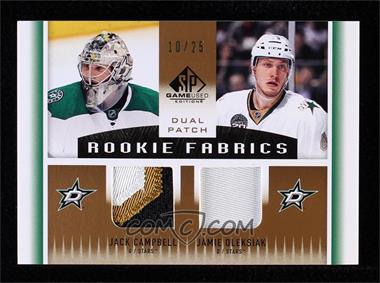2013-14 SP Game Used Edition - Rookie Fabrics Dual - Patch #RF2-CO - Jamie Oleksiak, Jack Campbell /25
