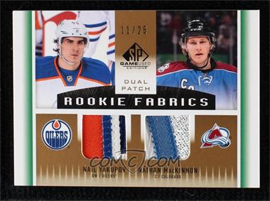 2013-14 SP Game Used Edition - Rookie Fabrics Dual - Patch #RF2-YM - Nail Yakupov, Nathan MacKinnon /25