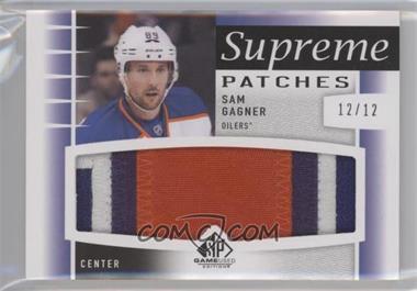 2013-14 SP Game Used Edition - Supreme Patches #SP-SG - Sam Gagner /12