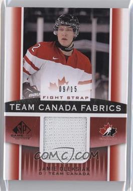 2013-14 SP Game Used Edition - Team Canada Fabrics - Fight Straps #TC-JO - Jamie Oleksiak /15
