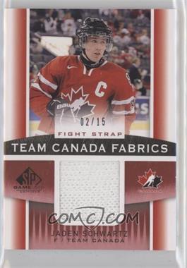 2013-14 SP Game Used Edition - Team Canada Fabrics - Fight Straps #TC-JS - Jaden Schwartz /15