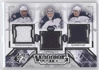 Ondrej Pavelec, Evander Kane, Dustin Byfuglien