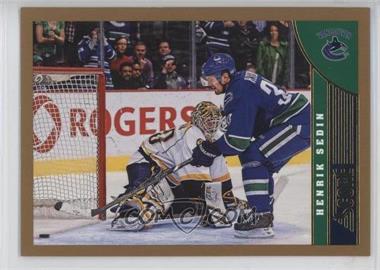 2013-14 Score - [Base] - Gold #494 - Henrik Sedin