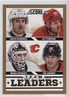 Team Leaders - Curtis Glencross, Lee Stempniak, Miikka Kiprusoff, Tim Jackman